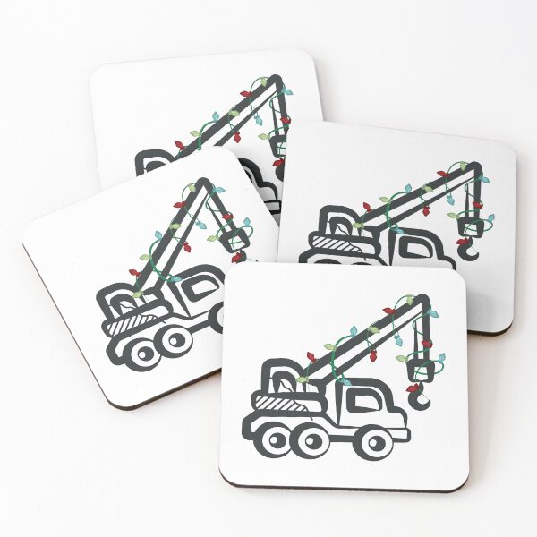 Item preview, Christmas Crane Truck designed and sold by Holly Norine Design.