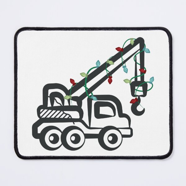 Item preview, Christmas Crane Truck designed and sold by Holly Norine Design.