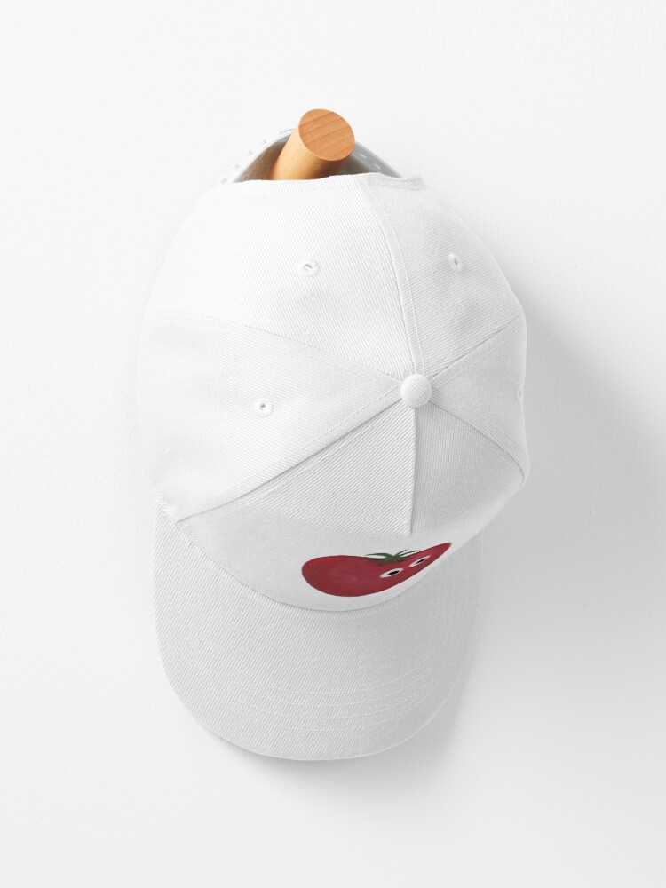 Thumbnail 2 of 7, Cap, Googly Eyed Painted Tomato designed and sold by em-ty-.