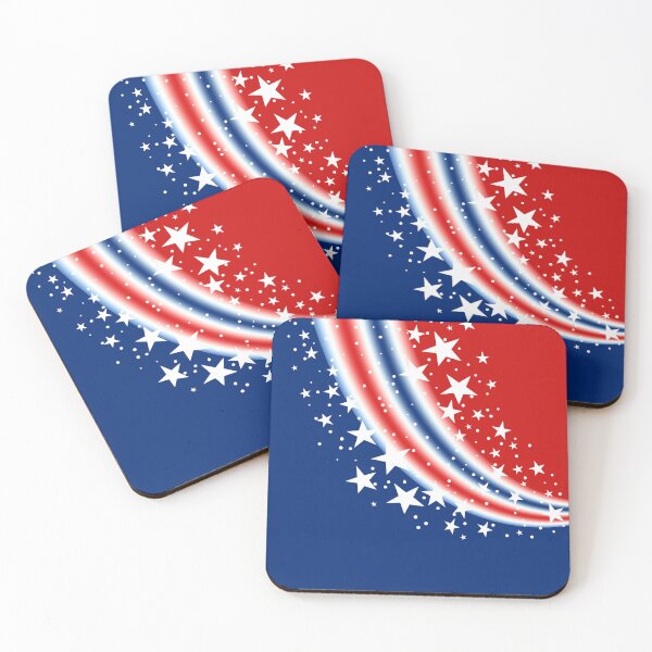Item preview, USA Stars Independence Day Background Red White and Blue designed and sold by Sharon Schwalbe.