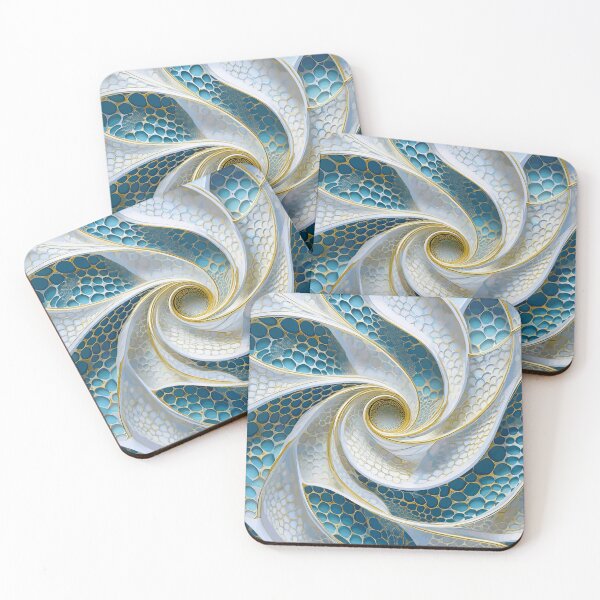 Item preview, Colorful Abstract Fibonacci Art 56 designed and sold by Vicky Brago-Mitchell®.