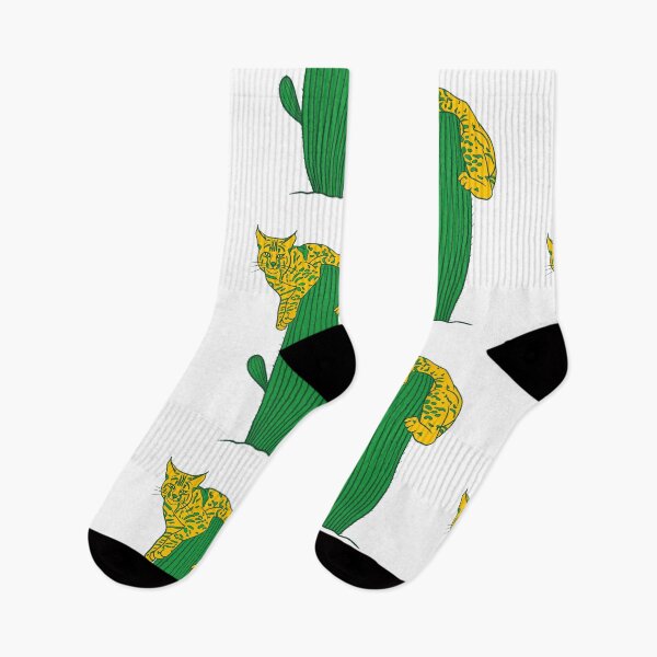 Item preview, Lynx sititng on a cactus  designed and sold by Anastasiiass.