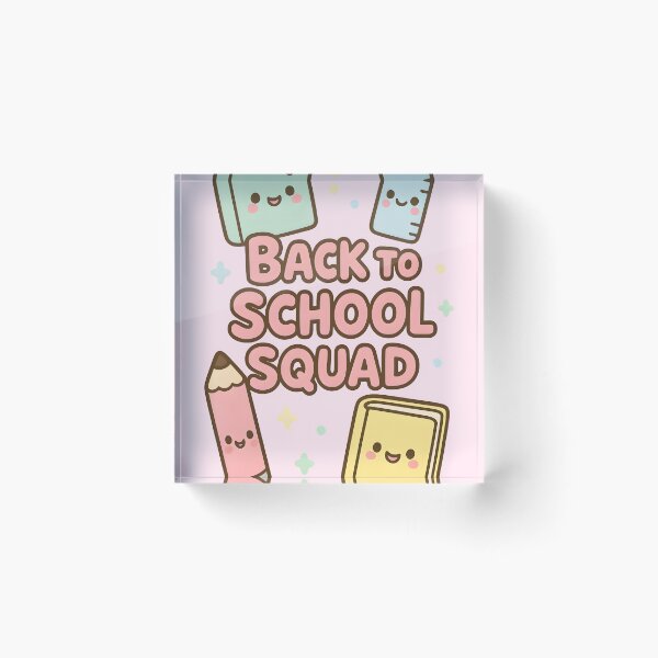 Item preview, Back to School Squad designed and sold by Uglyandcute.