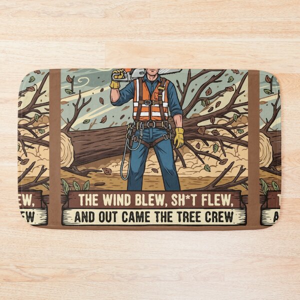 Item preview,  The Wind Blew Shit Flew And Out Came The Tree Crew designed and sold by TeesYouWant.
