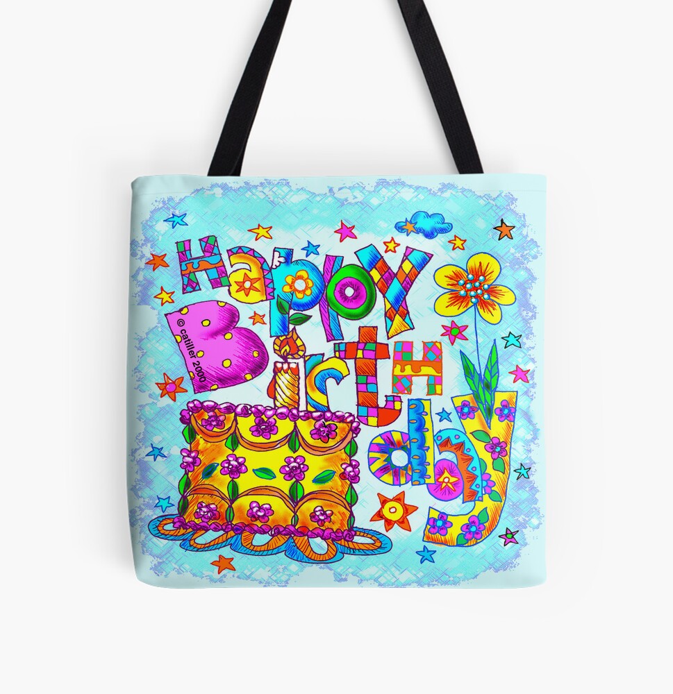 Birthday tote bag