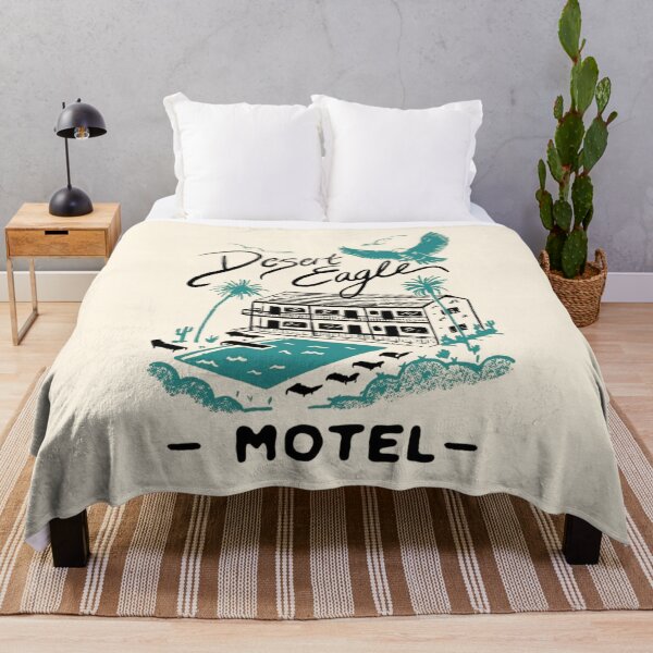 Item preview, Desert Eagle Motel Retro Western Travel Poster designed and sold by Oniyasha.