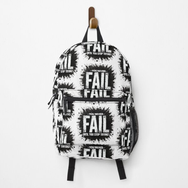 Item preview, You Never Fail Until You Stop Trying | Perseverance & Grit | Daily Real Talk Design designed and sold by GRITMOOD.