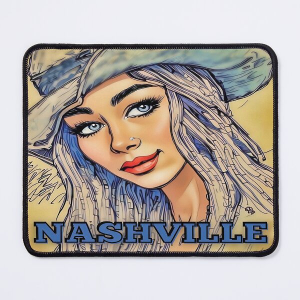 Item preview, Bold Nashville Cowgirl Pop Art Portrait designed and sold by gleefulme.