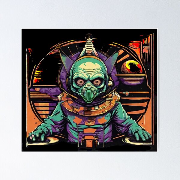Item preview, Galactic DJ: The Cosmic Mixmaster  designed and sold by KoliBabb.