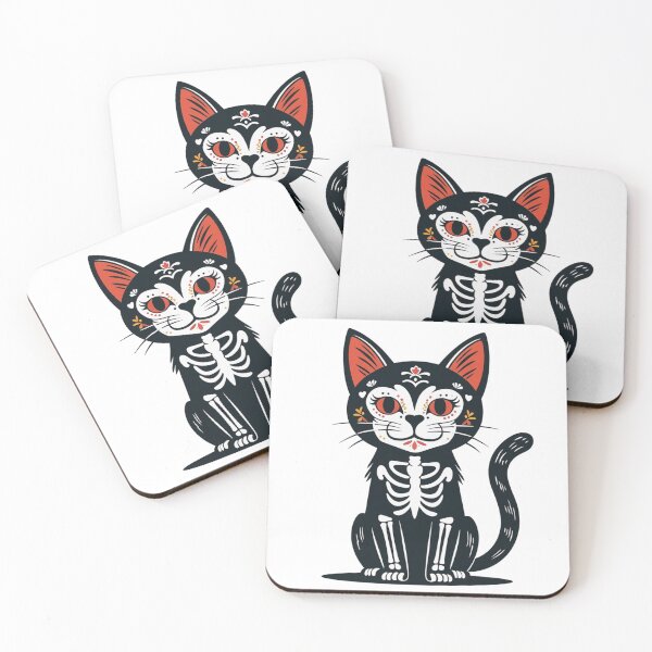 Item preview, Day of the Dead Mexico: Catrina Black Cat designed and sold by Claustronautas.