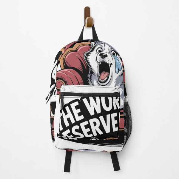 Item preview, The World Doesn't Deserve My Drama - Funny Dramatic Husky Sticker designed and sold by Arthoughts.
