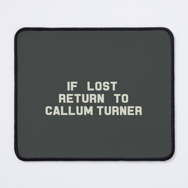 Item preview, If Lost Return to Callum Turner Tee designed and sold by deluluhaze.