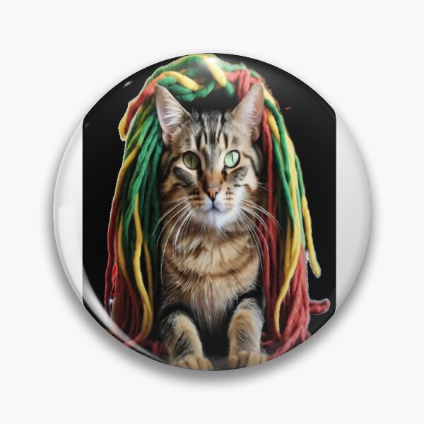 Artikelvorschau, Rastafari-Katze: Eine Katze mit Dreadlocks entworfen und verkauft von KoliBabb.