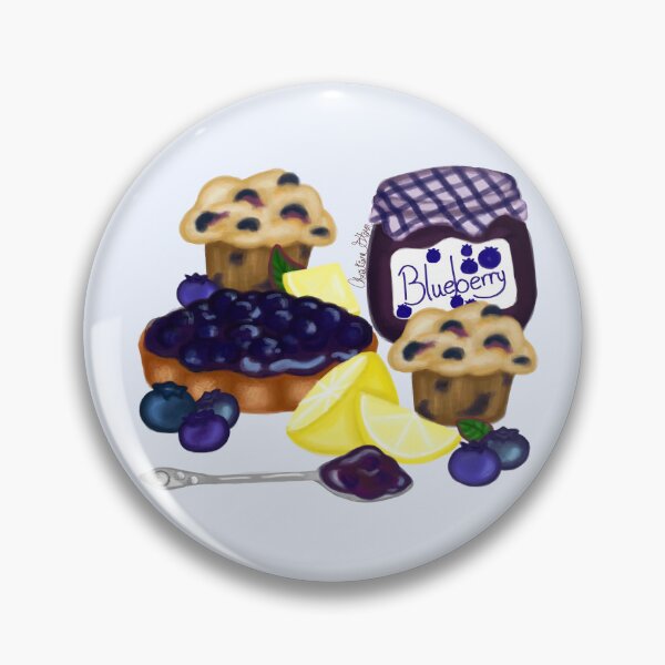 Item preview, Blueberry Baked Goods designed and sold by Tres Corda Designs.
