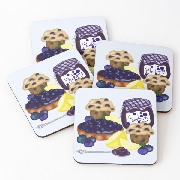 Item preview, Produits de boulangerie aux myrtilles designed and sold by Tres Corda Designs.