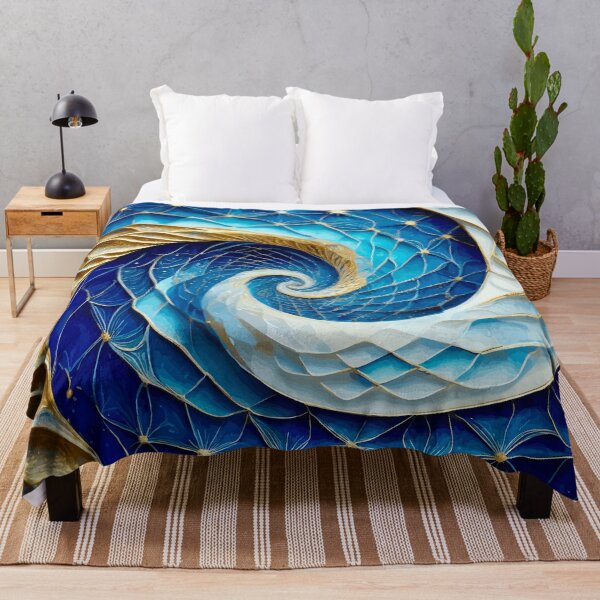Item preview, Colorful Abstract Fibonacci Art 54 designed and sold by Vicky Brago-Mitchell®.