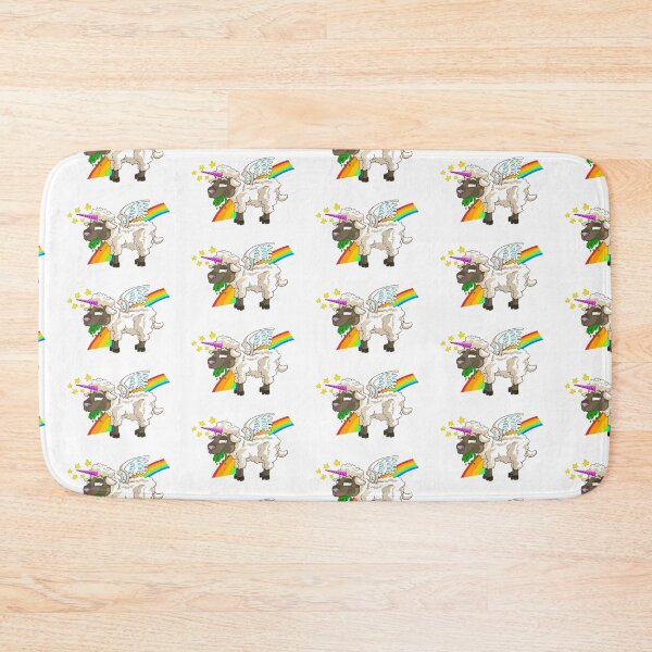 Item preview, A legendary creature the winged unicorn sheep in front of a beautiful rainbow designed and sold by fifou96.
