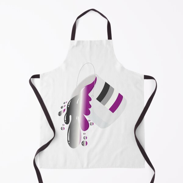 Item preview, Asexual Pride Overflow – Paint Can Art designed and sold by Rainbowtree8.