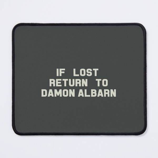 Item preview, If Lost Return to Damon Albarn Tee designed and sold by deluluhaze.