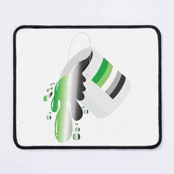 Item preview, Aromantic Pride Overflow – Paint Can Art designed and sold by Rainbowtree8.