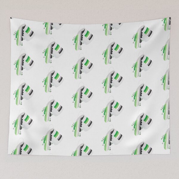 Item preview, Aromantic Pride Overflow – Paint Can Art designed and sold by Rainbowtree8.