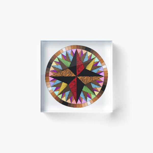 Artikelvorschau, Queer BIPOC Pride Mandala entworfen und verkauft von EBParsley.