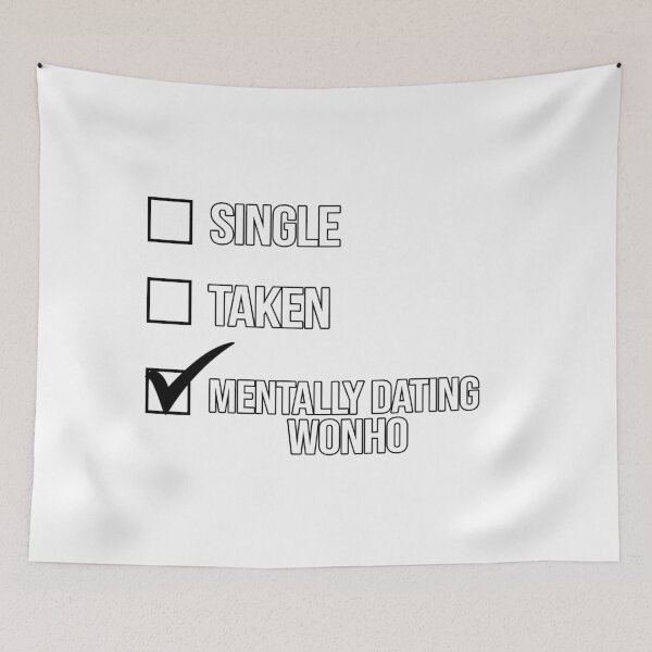 Item preview, Single, Taken, Mentally Dating Wonho designed and sold by deluluhaze.