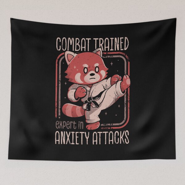 Item preview, Anxiety Attack Expert Funny Red Panda designed and sold by EduEly.