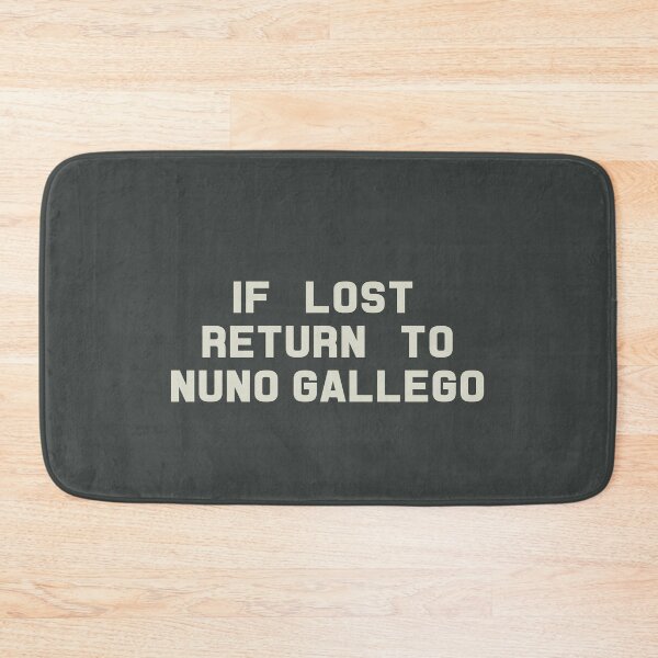 Item preview, If Lost Return to Nuno Gallego Tee designed and sold by deluluhaze.