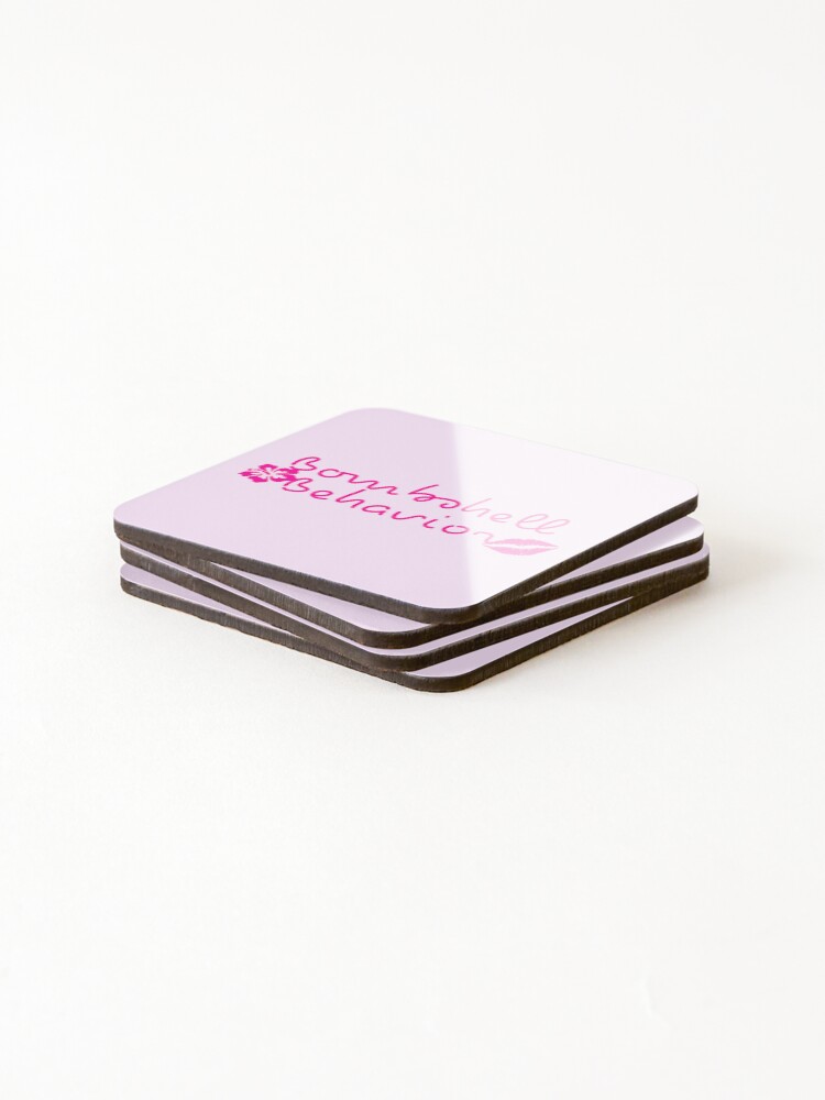 Thumbnail 4 of 5, Coasters (Set of 4), Bombshell Behavior designed and sold by keepitheavenly.