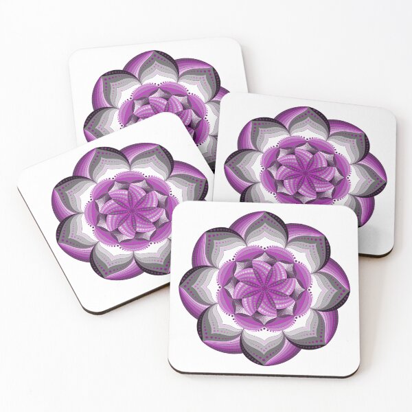 Item preview, Asexual Pride Mandala designed and sold by EBParsley.