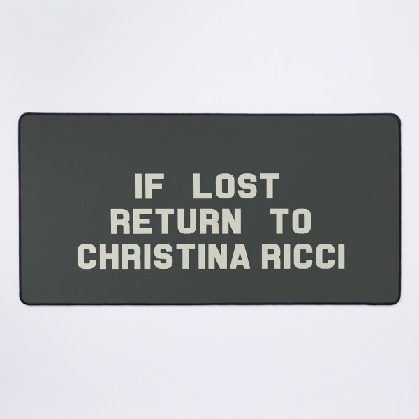 Item preview, If Lost Return to Christina Ricci Tee designed and sold by 2000sbabyangel.