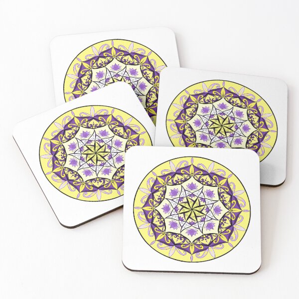 Item preview, Non-Binary Pride Mandala designed and sold by EBParsley.