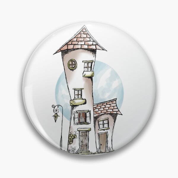 Item preview, Moonlit Cottage Whimsy designed and sold by Way-Of-Art.