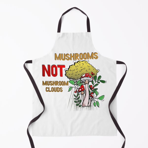 Item preview, Mushrooms Not Mushroom Clouds – Anti-War Statement Art designed and sold by ForcePrint.