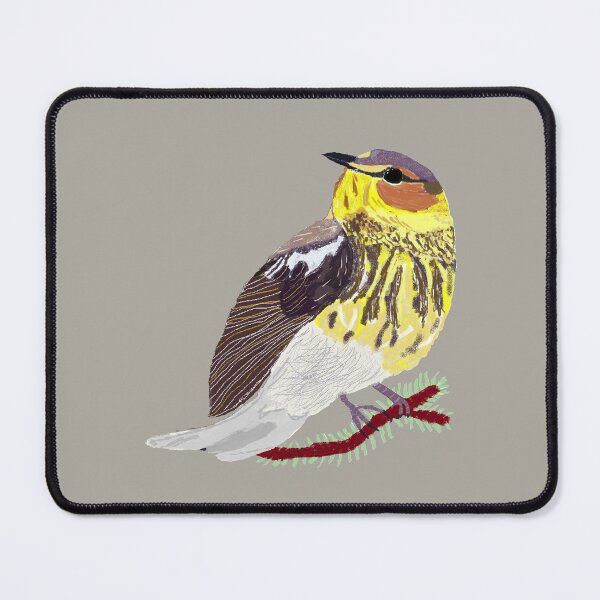 Item preview, Painted Cape May Warbler designed and sold by MangoTangoPaint.