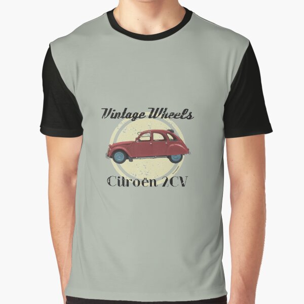 Vintage Wheels - Citroën 2CV Graphic T-Shirt