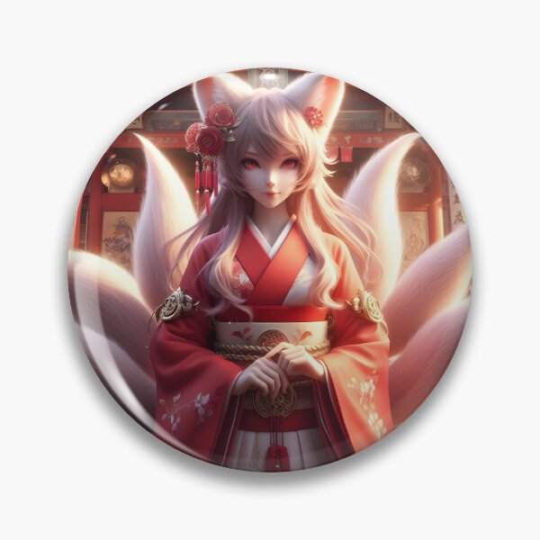 Artikelvorschau, Mädchen Kitsune entworfen und verkauft von GalleryBrisArt.