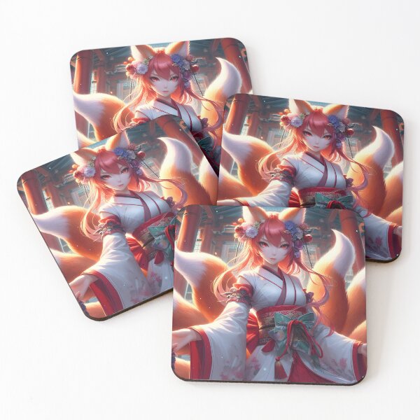 Item preview, Girl Kitsune designed and sold by GalleryBrisArt.