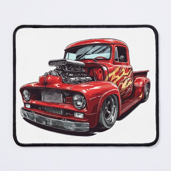 Item preview, Vintage Classic Car ICON TR: The Retro Pickup designed and sold by PrintCarClub.