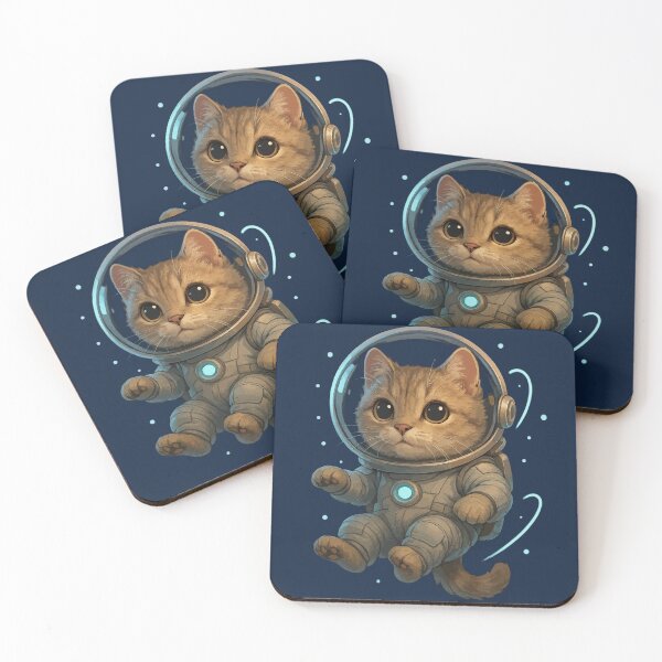 Item preview, Floating Space Cat  designed and sold by xmoudx.