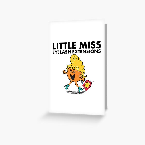 Item preview, little miss eyelash extensions  designed and sold by pnkrose.