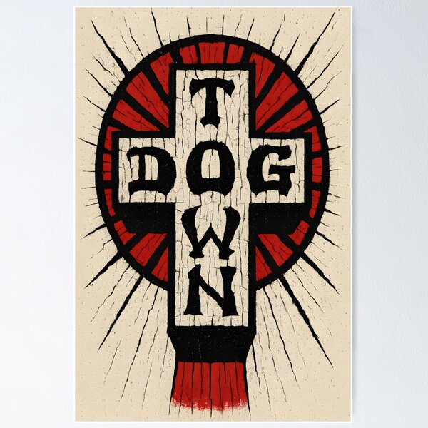 Item preview, Dogtown Cross Graphic designed and sold by Uglyandcute.