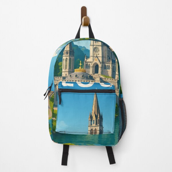 Item preview, Sanctuary of Our Lady of Lourdes by River Gave, France designed and sold by Aryabek.