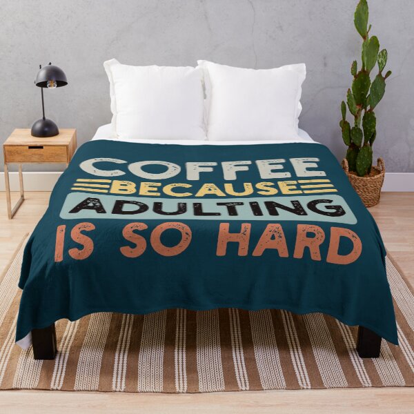 Item preview, Coffee Because Adulting Is So Hard Coffee Saying designed and sold by NosandEdgy.