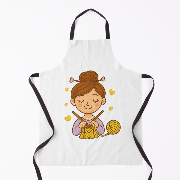 Item preview, Cute Girl knitting designed and sold by Stitch & Thread Studio.