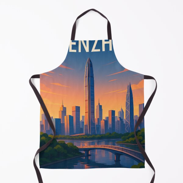 Item preview, Shenzhen Skyline with Ping An Tower at Sunset, China designed and sold by Aryabek.