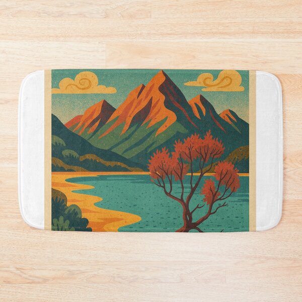 Item preview, Glenorchy Lake Shore and Southern Alps, New Zealand designed and sold by Aryabek.