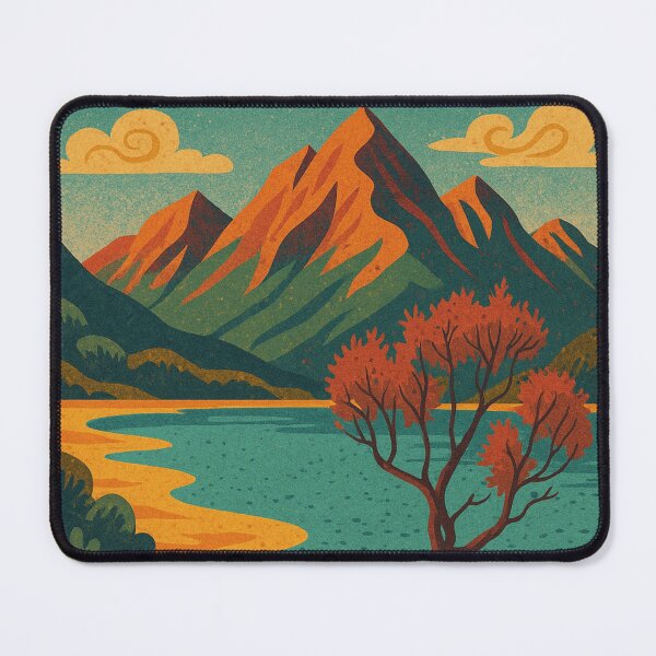 Item preview, Glenorchy Lake Shore and Southern Alps, New Zealand designed and sold by Aryabek.