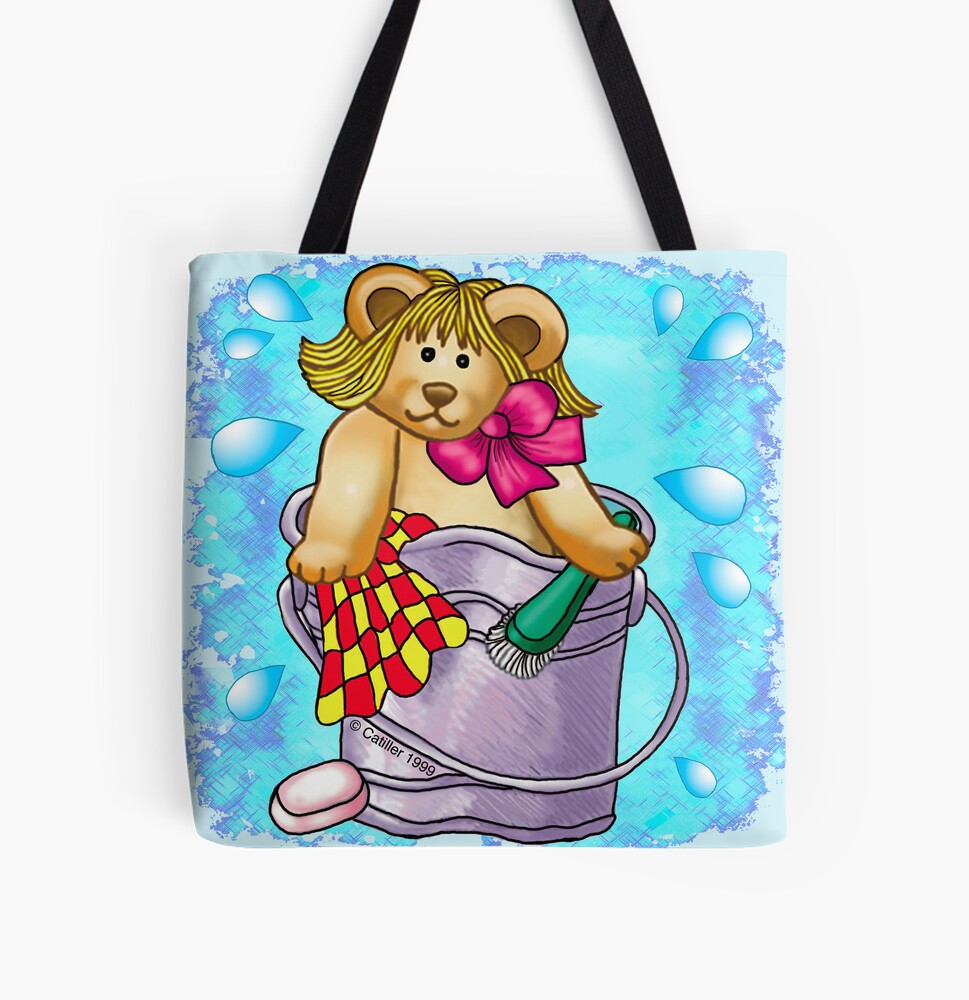Bath Bear tote bag